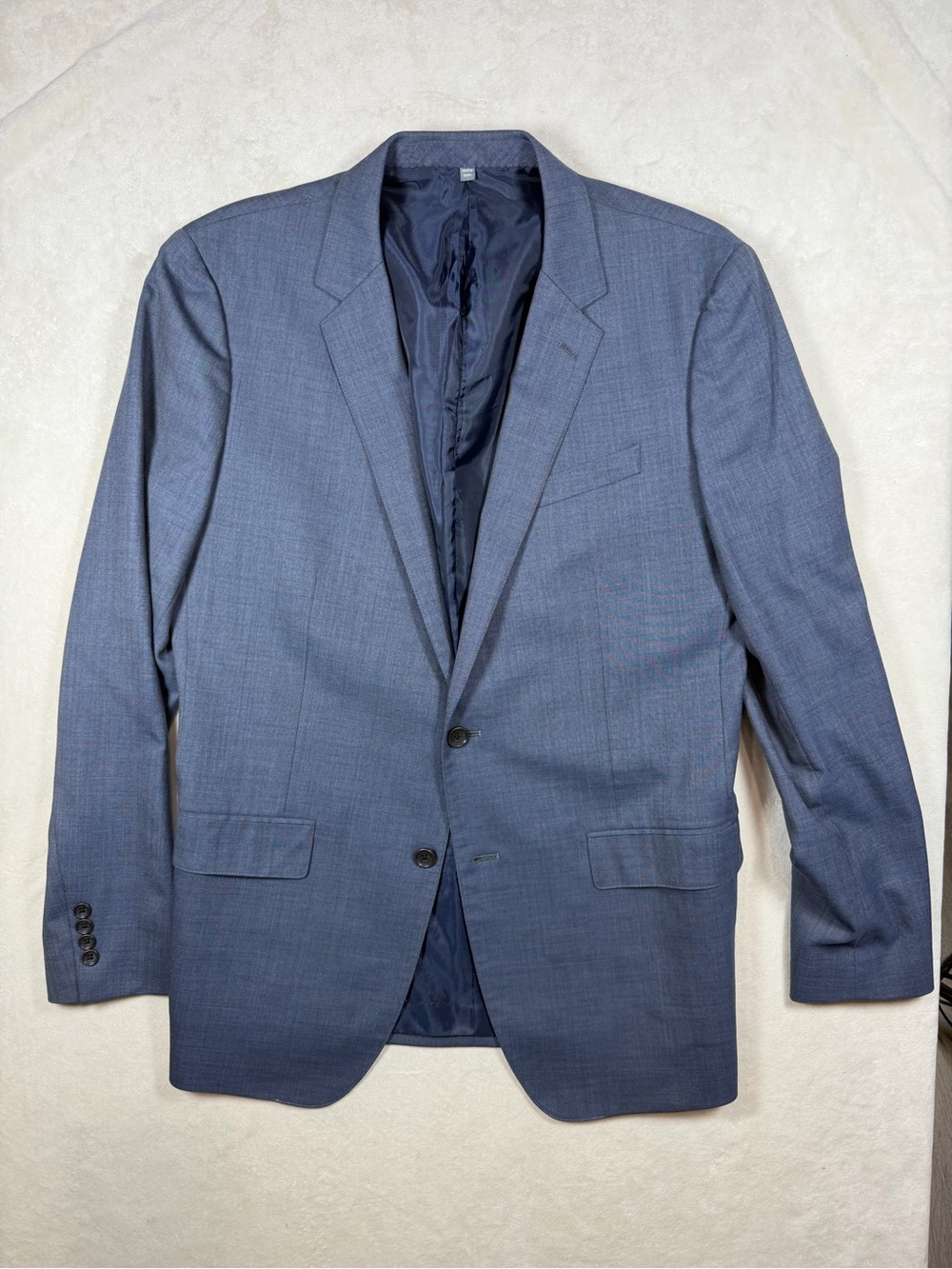 Bonobos 44L Slim Fit Wool Blend Gray Two-Button 2 Vent Sport Coat Blazer Classic